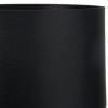 Zara 40cm Black Silk Cylinder Drum Lampshade