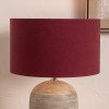 Henry 35cm Mulberry Handloom Cylinder Lampshade