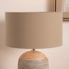 Henry 40cm Taupe Handloom Cylinder Lampshade