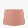 Milos 25cm Apricot Linen Tapered Lampshade