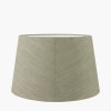 Milos 25cm Pistachio Green Linen Tapered Lampshade