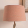 Milos 25cm Apricot Linen Tapered Lampshade