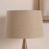 Milos 50cm Natural Linen Tapered Lampshade