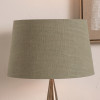 Milos 25cm Pistachio Green Linen Tapered Lampshade