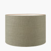 Edward 30cm Pistachio Green Linen Cylinder Lampshade