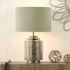 Edward 30cm Pistachio Green Linen Cylinder Lampshade