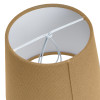 Pelham 15cm Taupe Handloom Tapered Lemon Clip Lampshade