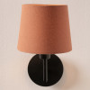 Pelham 15cm Tobacco Handloom Tapered Lemon Clip Lampshade