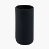 Mia 25cm Black Oval Poly Cotton Lampshade