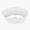 Mia 25cm Ivory Oval Poly Cotton Lampshade