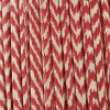 Vienna 40cm Red Chevron Mushroom Pleat Shade