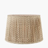 Vienna 35cm Taupe Chevron Mushroom Pleat Lampshade