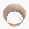 Vienna 35cm Taupe Chevron Mushroom Pleat Lampshade