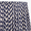 Vienna 35cm Blue Chevron Mushroom Pleat Lampshade