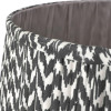 Vienna 30cm Black Chevron Mushroom Pleat Lampshade