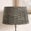 Vienna 45cm Black Chevron Mushroom Pleat Shade