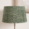 Vienna 50cm Forest Green Chevron Mushroom Pleat Lampshade