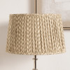 Vienna 35cm Taupe Chevron Mushroom Pleat Lampshade