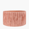 Tilia 30cm Apricot Raffia Cylinder Lampshade