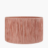 Tilia 35cm Apricot Raffia Cylinder Lampshade