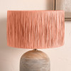 Tilia 35cm Apricot Raffia Cylinder Lampshade