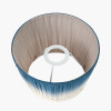 Scallop 25cm Blue Ombre Soft Pleated Tapered Lampshade