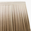 Scallop 25cm Taupe Ombre Soft Pleated Tapered Lampshade