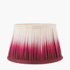 Scallop 35cm Red Ombre Soft Pleated Tapered Lampshade