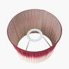 Scallop 35cm Red Ombre Soft Pleated Tapered Lampshade