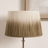 Scallop 30cm Taupe Ombre Soft Pleated Tapered Lampshade