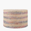 Langtang 30cm Multi Colour Woven Cylinder Lampshade