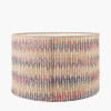 Langtang 30cm Multi Colour Woven Cylinder Lampshade