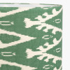 Lars 30cm Racing Green Ikat Patterned Cylinder Lampshade