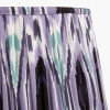 Izara 30cm Lilac Ikat Patterned Mushroom Pleat Tapered Shade