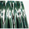 Izara 30cm Racing Green Ikat Patterned Mushroom Pleat Tapered Shade