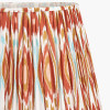 Izara 40cm Cinnamon Ikat Patterned Mushroom Pleat Tapered Shade