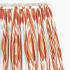 Izara 45cm Cinnamon Ikat Patterned Mushroom Pleat Tapered Shade