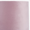 Rene 25cm Blush Velvet Cylinder Lampshade