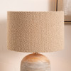 Rouen 40cm Taupe Boucle Cylinder Lampshade