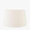 Martigues 30cm White Boucle Tapered Lampshade