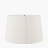 Martigues 30cm White Boucle Tapered Lampshade