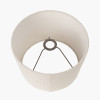 Martigues 30cm White Boucle Tapered Lampshade