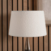 Martigues 30cm White Boucle Tapered Lampshade