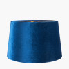 Aida 30cm Sapphire Velvet Tapered Lampshade