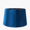 Aida 30cm Sapphire Velvet Tapered Lampshade