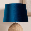 Aida 40cm Sapphire Velvet Tapered Lampshade