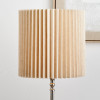 Callista 30cm Natural Linen Hard Pleat Shade