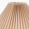 Amelia 35cm Natural Linen Hard Pleat Tapered Shade