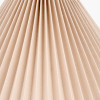 Amelia 35cm Natural Linen Hard Pleat Tapered Shade