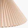 Amelia 40cm Natural Linen Hard Pleat Tapered Shade